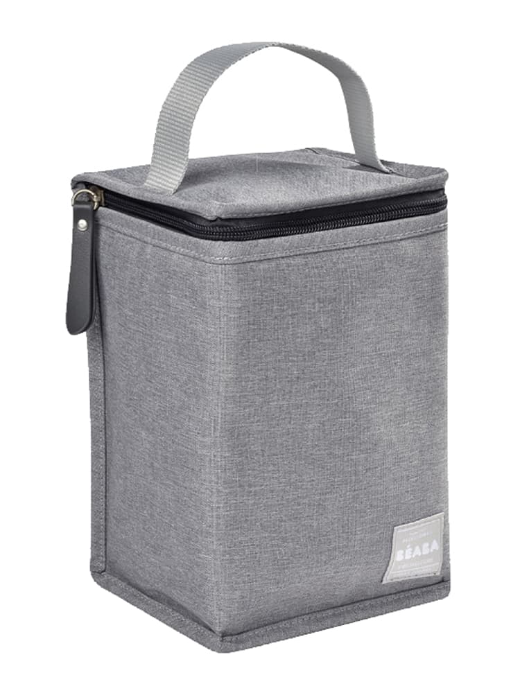 Béaba Pochette Repas Isotherme Black/Rose Gold - Couleur : Gris