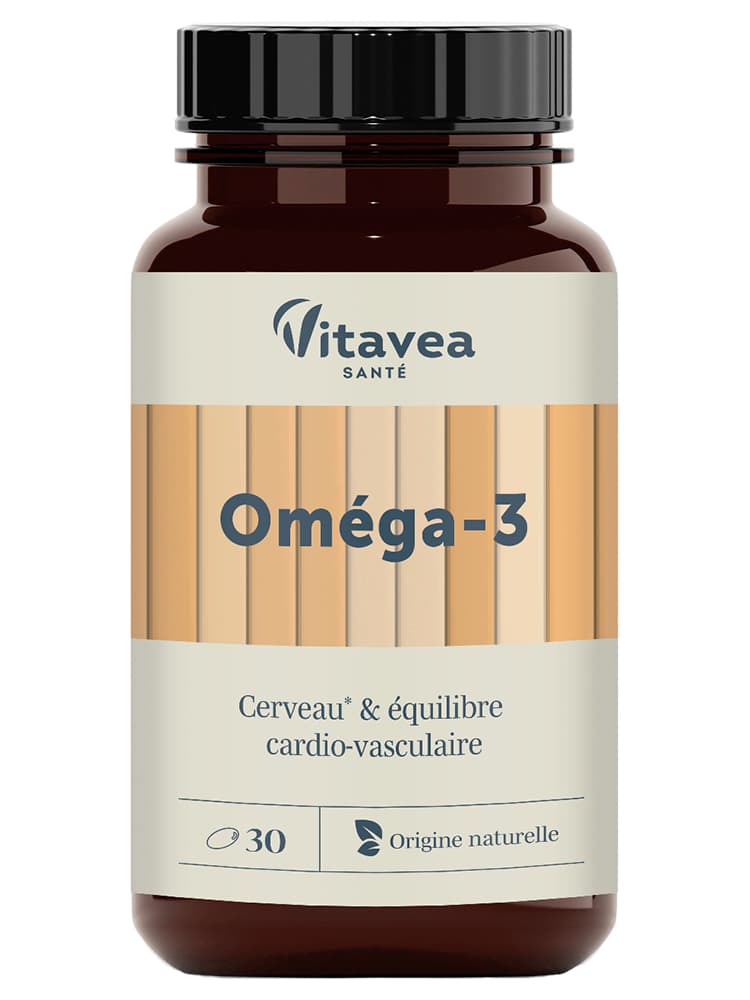 Vitavea Oméga 3 Cerveau & Équilibre Cardio-Vasculaire 30 Unités
